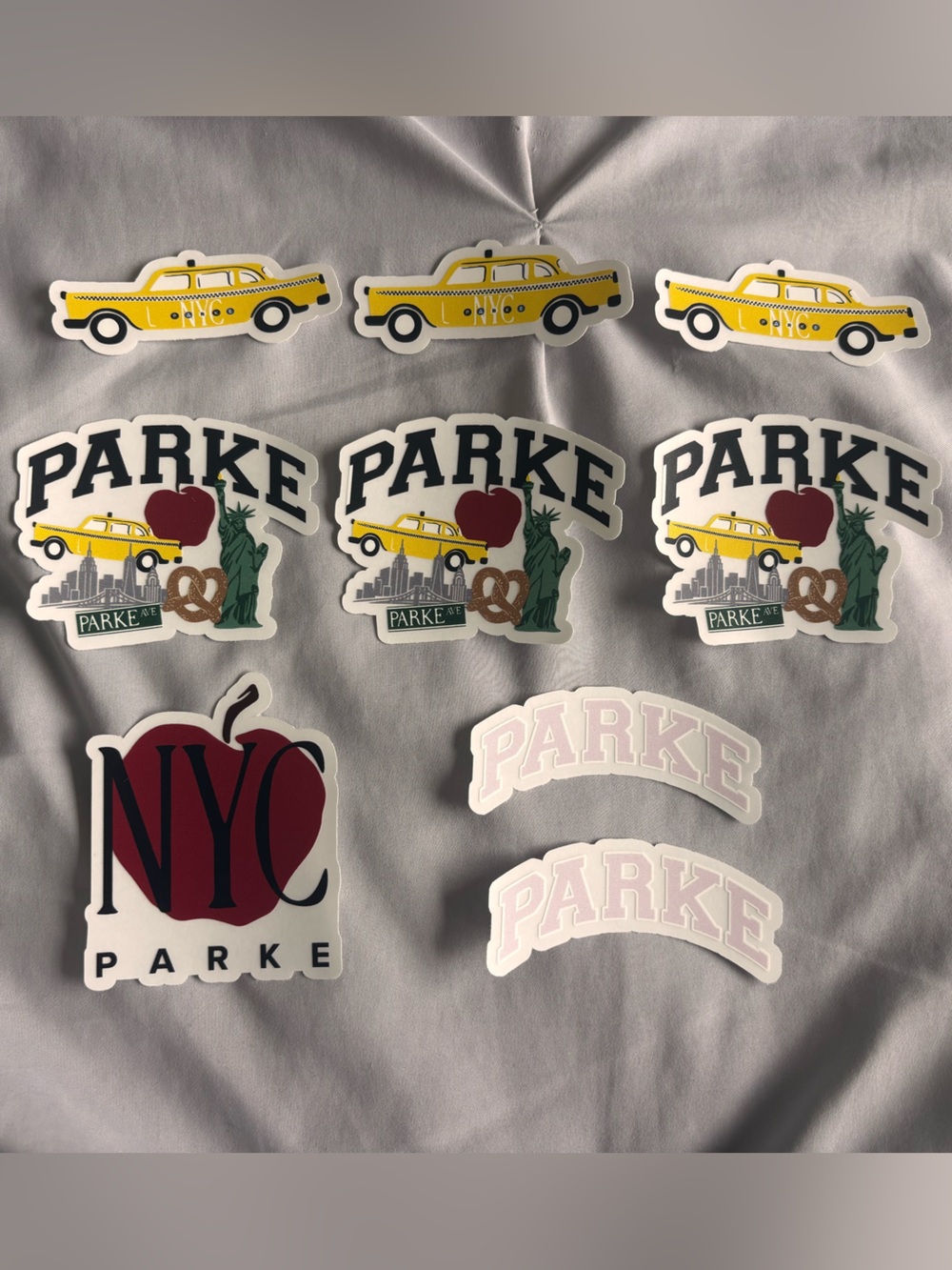 Parke NYC Pop Up Sticker Set Parke Stickers Brand New 2026